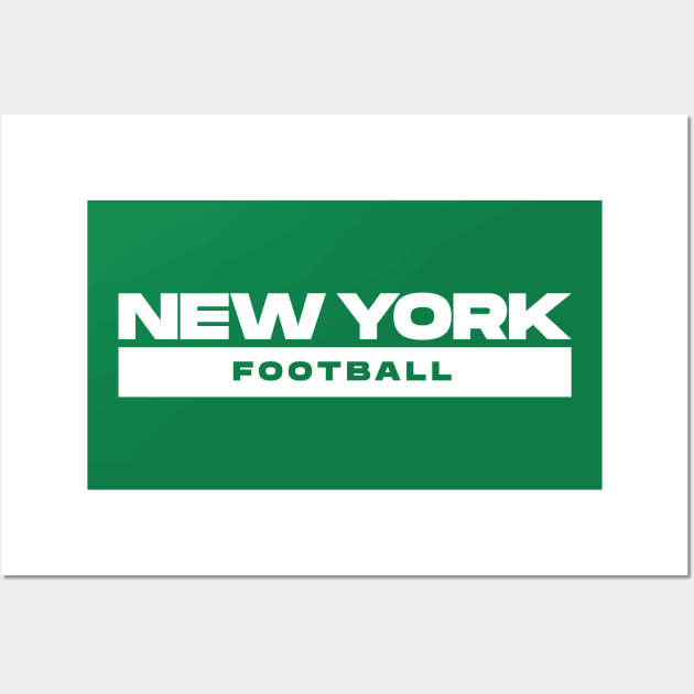New York Football Wall Art by TeeSwagUniverse